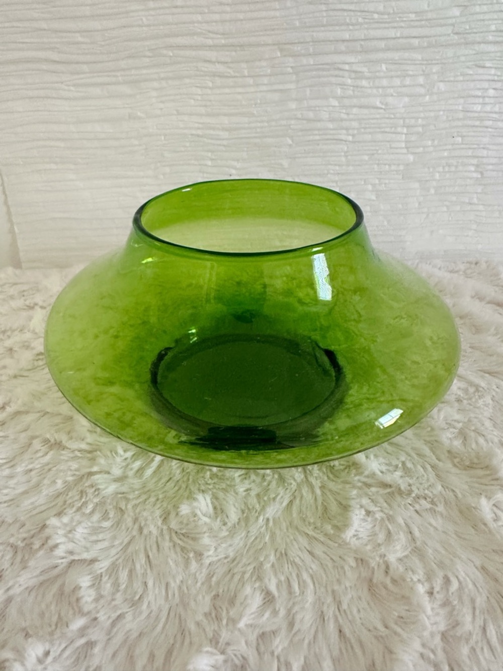 Anchor Hocking Green Glass Bowl